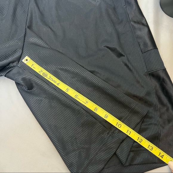 Nike Air Jordan Sri-fit black mesh stripes black basketball shorts - Picture 6 of 11